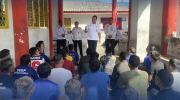 PAGI MENYAPA DAN PENYULUHAN KESEHATAN BERSAMA WARGA BINAAN OLEH KALAPAS SIBOLGA DAN PEJABAT STRUKTURAL